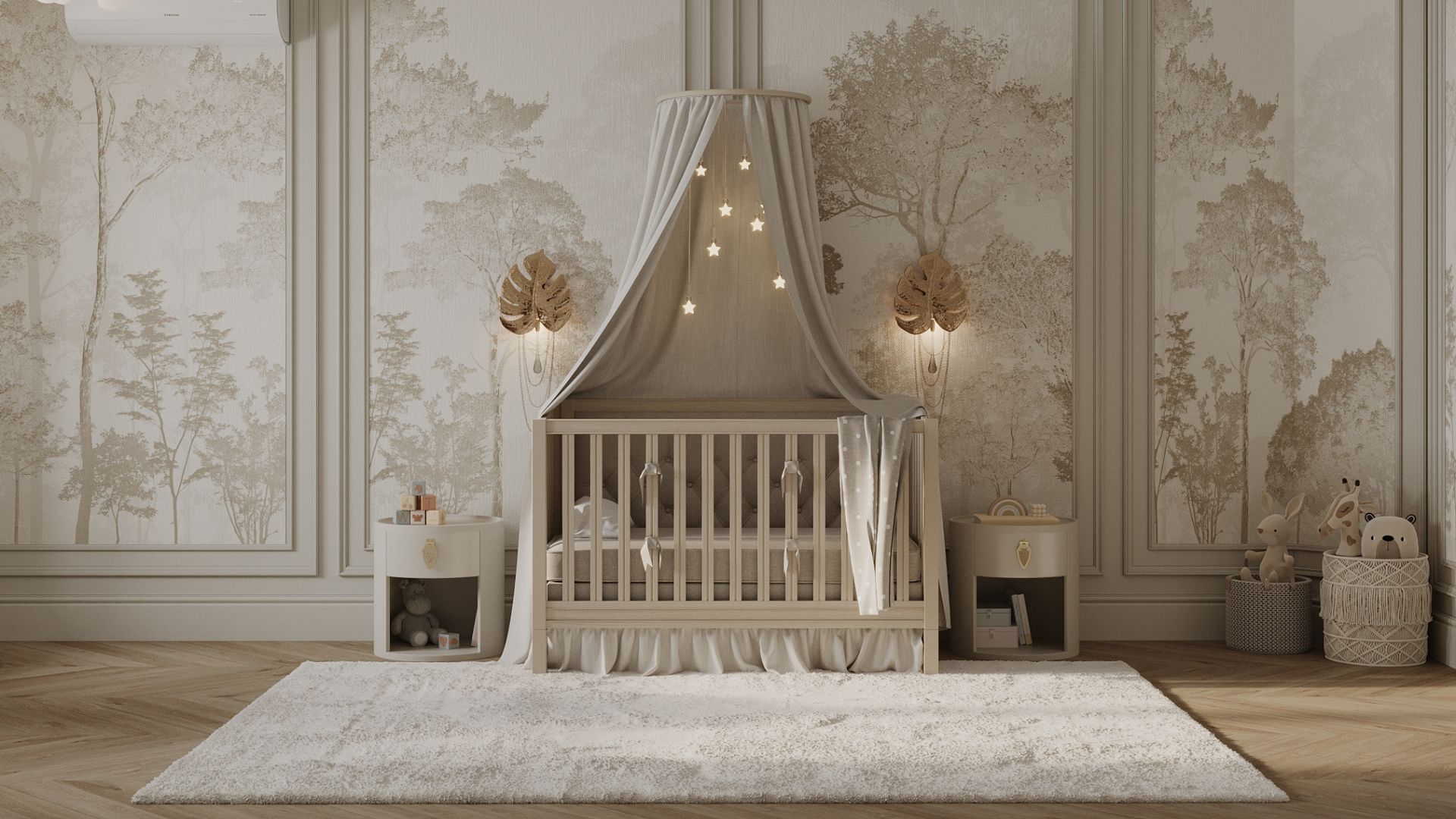 Rainforest Wall Light by Castro Lighting | Project by Irina Tsimbalist (Tsimbalist Group)