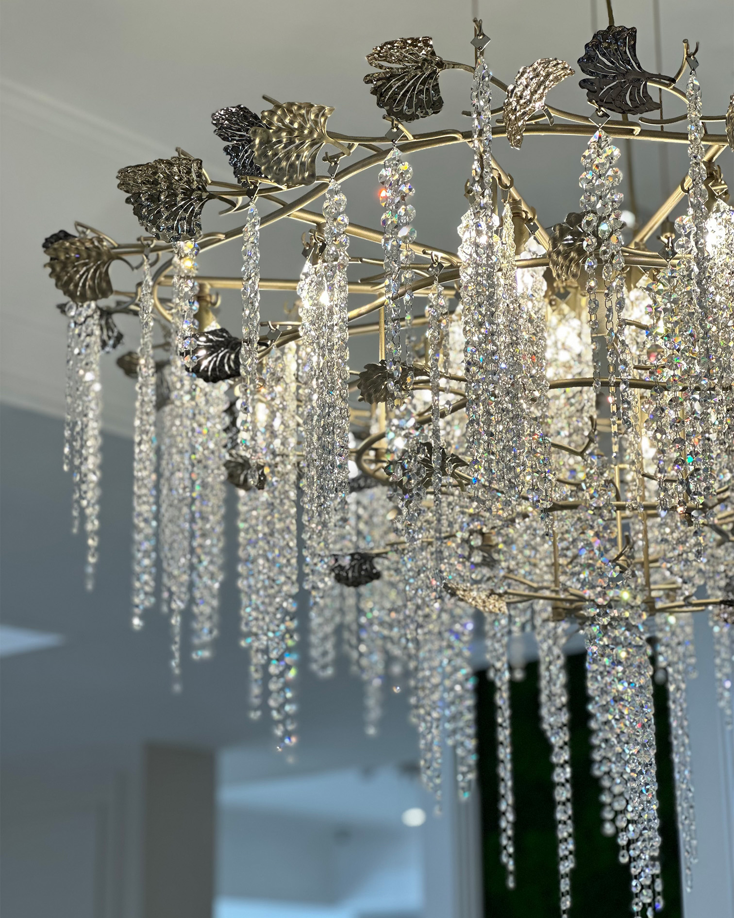 Tuscania Chandelier By Castro Lighting in Haus Luxury Interiors Project 