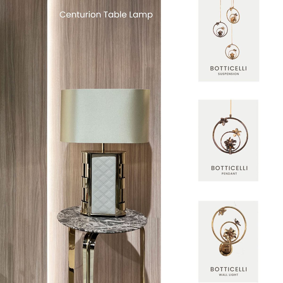 Centurion Table Lamp and Botticelli Collection