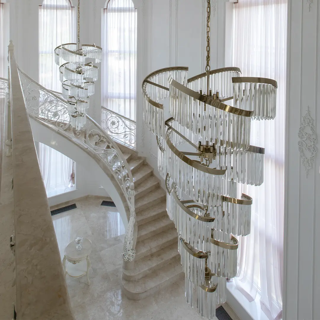 /storage/castro lighting Twist suspension art deco chandelier